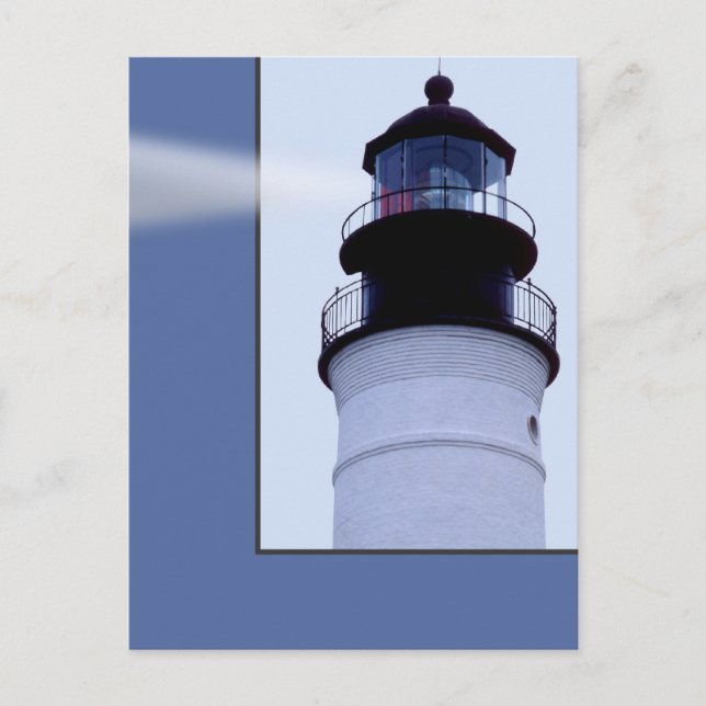 Key West  Lighthouse Postcard (Front)