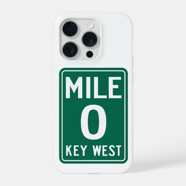 Key West Mile 0, Florida USA iPhone Case (Back)