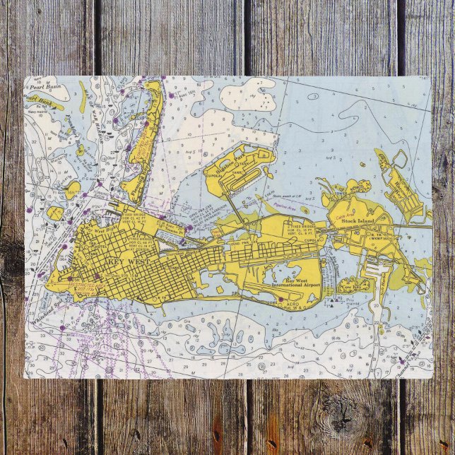 Key West Nautical Chart Map Doormat (Creator Uploaded)