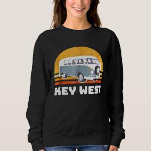 Key West North Carolina Vintage Van Road Trip Retr Sweatshirt