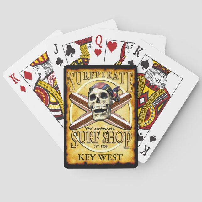 KEY WEST PLAYING CARDS (Back)