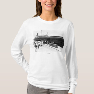 Key West Railroad Station loading Ship from Cuba T-Shirt