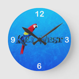 Key West Round Clock