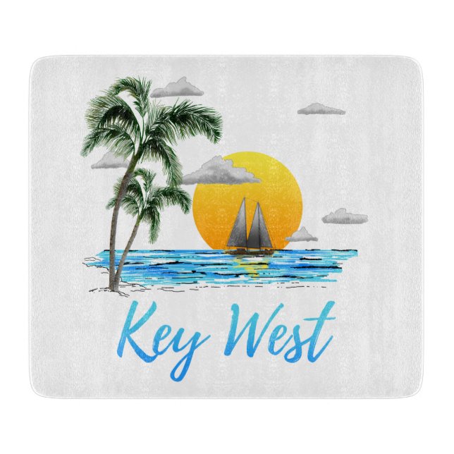 Key West Sailing Cutting Board (Front)
