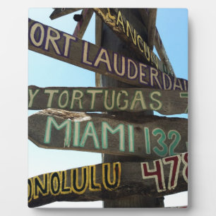 Key West Signs Plaque