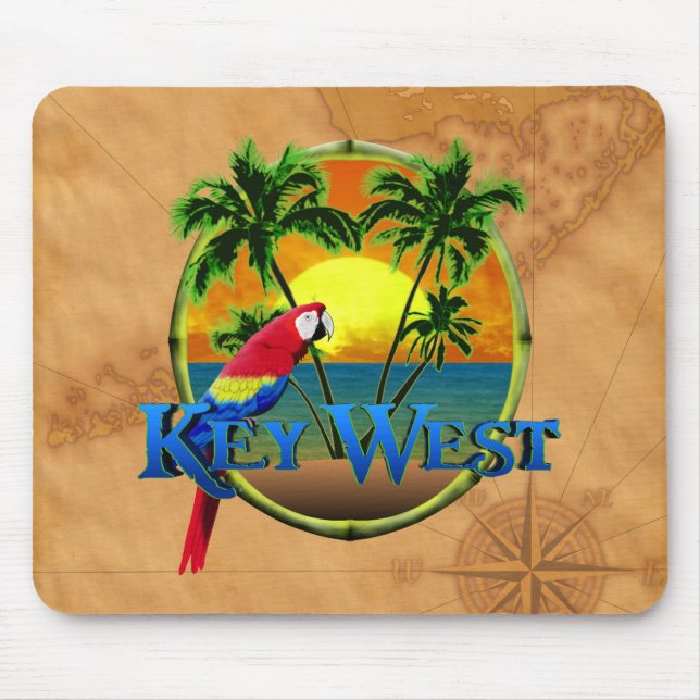 Key West Sunset Mouse Pad (Front)