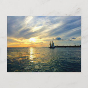 Key West Sunset Postcard