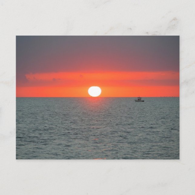 Key West Sunset Postcard (Front)