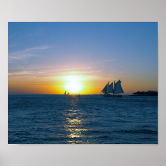 Key West sunset Poster