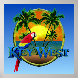 Key West Sunset Poster