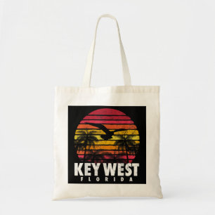 Key West T Shirt Mile 0 Florida Sign Tee Rusted Tote Bag
