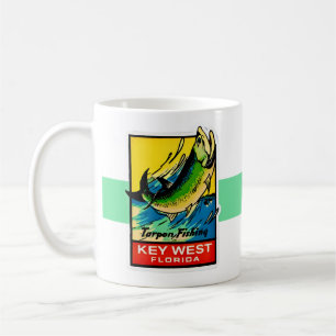 Key West Tarpon Fishing Coffee Mug