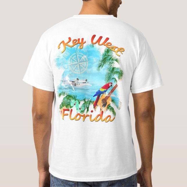 Key West Tropical Rock T-Shirt (Back)