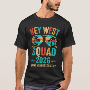 Key West Vacation Squad 2026 Family Matching Vinta T-Shirt