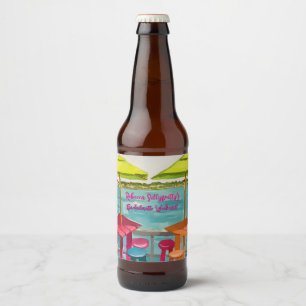 Key West Vibes Bachelorette Weekend Beer Bottle Label