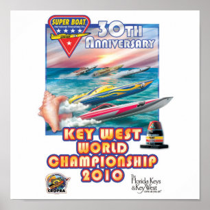 key west world championship poster. poster