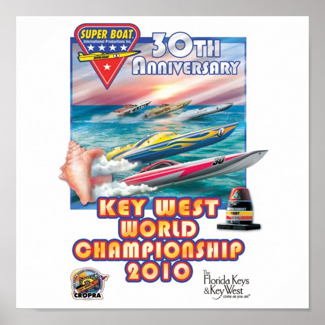 key west world championship poster. poster (Front)