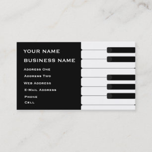 Keybaord - Music Business Card