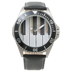 Keyboard - Black and White Watch