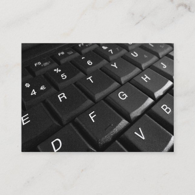 Keyboard Business Card (Front)