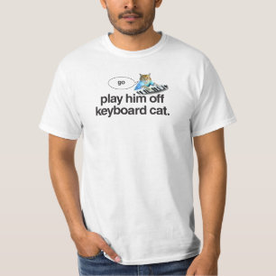 keyboard cat go shirt