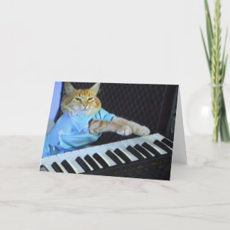 Keyboard Cat Greeting/Christmas Cards! Card