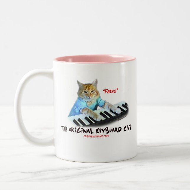 Keyboard Cat Original Mug (Left)