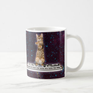 Keyboard cat strikes again coffee mug