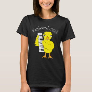 Keyboard Chick Text T-Shirt
