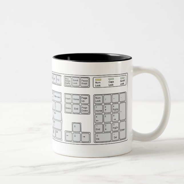 Keyboard Mug (see description) (Right)