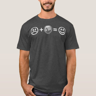 Keyboard Music Makes Happy Gift Keyboard Player Lo T-Shirt