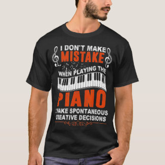 Keyboard Pianist Gifts Music Musician Piano Gift  T-Shirt