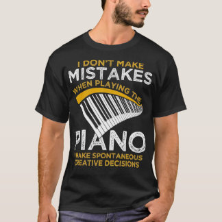 Keyboard Pianist Gifts Music Musician Piano  T-Shirt