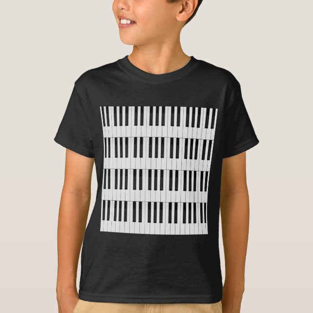 Keyboard / Piano Keys T-Shirt (Front)