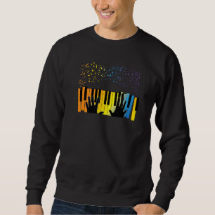 Keyboard Piano Player  Musician Keyboardist Gag Ou Sweatshirt