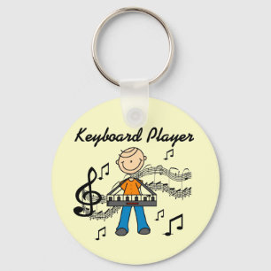 Keyboard Player Tshirts and Gifts Key Ring