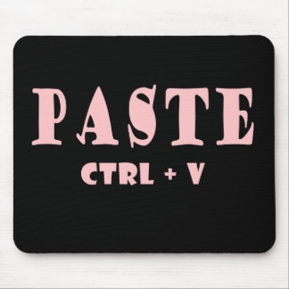 Keyboard shortcut for paste mouse pad