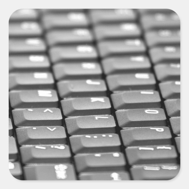 Keyboard Square Sticker (Front)