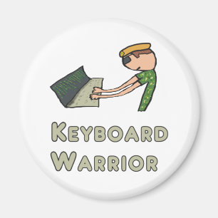 Keyboard Warrior Magnet