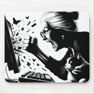 Keyboard Warrior Mouse Pad