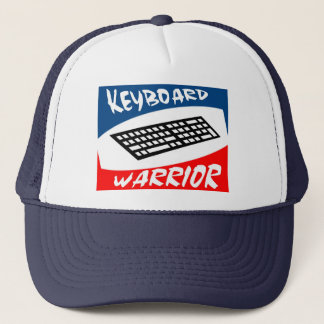 keyboard warrior trucker hat