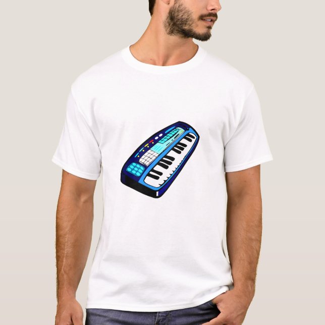 KeyboardElectricBlue T-Shirt (Front)