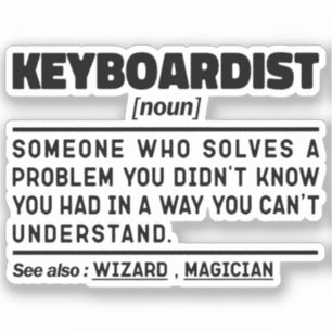 Keyboardist Noun Instrument Player Music Lovers