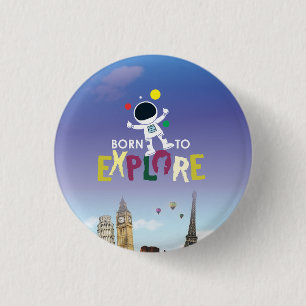 Keychain 3 Cm Round Badge