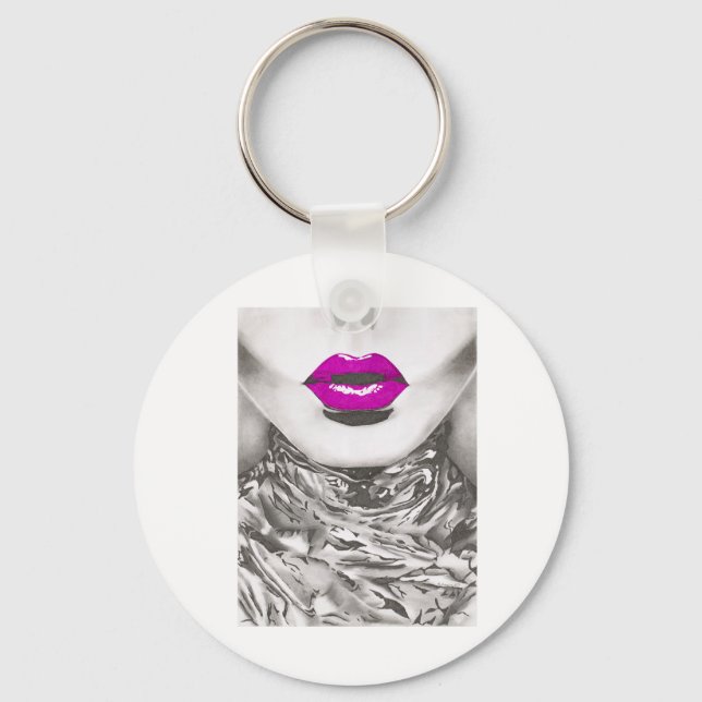 Keychain, Basic Button Keychain (Front)