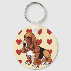 Keychain - Basset Hound