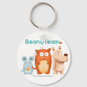 Keychain: BeanyTeam™ - Cat & Mouse & Dog Key Ring