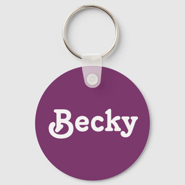 Keychain Becky (Front)