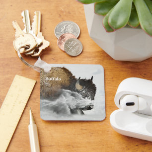 Keychain-Buffalo Key Ring