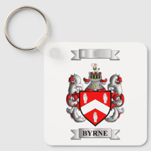 Keychain Byrne Surname And Shield